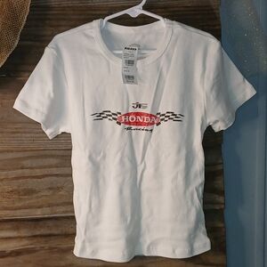 Tilly's White Honda Racing Kids Tee